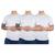 Kit 3 Camisetas Básicas Masculina Algodão Premium Slim Fit 3 brancas