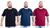 Kit 3 Camisetas Camisas Blusas Plus Size G1 G2 G3 Flero Preto, Marinho, Bordô