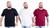 Kit 3 Camisetas Camisas Blusas Plus Size G1 G2 G3 Flero Preto, Branco, Bordô