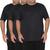 Kit 3 Camisetas Dry Fit Masculina Plus Size Academia Esportes Preto