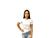 Kit 3 camisetas femininas básicas tshirt 100% algodão Branco