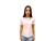 Kit 3 camisetas femininas básicas tshirt 100% algodão Rosa bebê