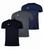 Kit 3 Camisetas Penalty X Masculina Preto, Chumbo