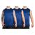 Kit 3 Camisetas Regata Masculina Dry Fit Esporte Proteção UV 3 marinho