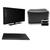 Kit 3 Capas Monitor 20 Impressora Brother DCP1617NW  Teclado  Impermeável UV  Preto