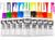 Kit 3 Corante Liquido Tinta Bisnaga Xadrez Cores Variadas Pigmento Parede Base 50ml Maza Branco