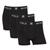 Kit 3 Cueca Boxer Polo Wear Masculina Confortável Microfibra Preto