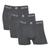 Kit 3 Cueca Boxer Polo Wear Masculina Sem Costura Box Adulto Cinza