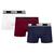 Kit 3 Cuecas Boxer Puma Cotton Masculina Branco, Marinho