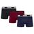 Kit 3 Cuecas Boxer Puma Cotton Masculina Preto, Marinho