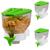 Kit 3 Dispenser de Parede Porta Alimentos Mantimentos Cereais Grãos Balas Açucar 1,4 Litros Verde