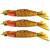 Kit 3 Iscas Camarão Artificial 9cm - Pesca Robalo Tucunaré Corvina  Gasolina