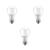 Kit 3 lâmpadas bulbo led elgin 48bled2f12yu a60 12w 6500k branco frio Branco