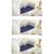  Kit 3 Lençol de Berço Avulso Americano em Malha com Elástico Antialérgico Menina ou Menino- 100% Algodão - 70 cm x 1,30 m x 12 cm  Azul Profundo