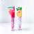 Kit 3 lip gloss infantil com anelzinho de frutinhas brilho natural Sortidas