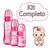 Kit 3 Mamadeiras Para Bebê Mamadeira Bico Silicone Pituca Rosa