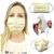 Kit 3 Máscaras De Tecido Lavável Dupla Camada Não Descartável Com Clipe Nasal Creme