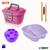KIT 3 + MIMO Bacia Pedicure e Maleta Mini Lady Box Rosa Manicure Pote faz unha Kit Bacia Lilas Pote Roxo
