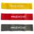 Kit 3 Mini Bands Leve, Médio e Forte HP121 Proaction Amarelo, Vermelho, Cinza