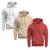 Kit 3 Moletons Liso Basico Blusa De Frio Canguru Confortavel Inverno Branco, Bege, Bordô