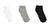 Kit 3 pares de meia soquete unissex cano mini 34-39 malwee 1 preta, 1 branca, 1 mescla