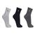 Kit 3 Pares de Meias Masculina Lupo Cano Médio Esportiva Branco, Preto