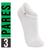 Kit 3 Pares Meia Masculina Lupo Soquete Invisível Sport em Algodão Branco, P