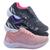 Kit 3 Pares Tênis Esporte FXB Feminino Conforto Caminhada Cinza, Rosa