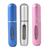 Kit 3 Pcs Frasco Frasquinho Amostra Perfume Viagem Bolso Bolsa Decant Borrifador Spray Mini Refil Azul + Prata + Rosa