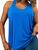kit 3 Regata Dry Fit Feminina /Academia / Esportes / Tecidos Leves / Fitness Azul
