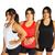 Kit 3 Regatas Femininas Fitness Academia Sport Cores sortidas