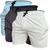 Kit 3 Short de Elastano Dry fit Bermuda de Praia Piscina e Academia Kit 1