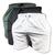 Kit 3 Short de Elastano Dry fit Bermuda de Praia Piscina e Academia Kit 4