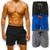 Kit 3 Shorts Bermudas Masculina Academia Corrida Treino TACTEL GROSSO ELITE 503 Neutro