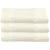 Kit 3 toalha de banho dohler velour bordar ponto cruz bella Marfim