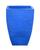 Kit 3 Vaso Planta 60x40 Moderno Trapézio Polietileno AZUL ARARA 009