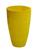 Kit 3 Vasos Planta 65x40+ 80x50+ 45X30 Oval Moderno Polietileno Amarelo girassol 007