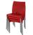 Kit 4 Cadeira de Jantar com Pés de Alumínio Boston Vermelha