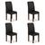 Kit 4 Cadeiras Estofadas Lisboa Wood Imbuia/preto - Moveis Arapongas Imbuia/preto 06
