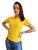 Kit 4 Camisa Polo Piquet Camiseta Feminina Uniforme Amarelo
