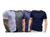 KIT 4 Camisetas LISAS masculinas Dry Fit. Uso casual e esportivo, treino, academia. 4 sortidas