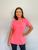 KIT 4 Camisetas Longline Feminina Para Academia Cobre Bumbum  Dry Fit Esportivo Treino Corrida Rosa