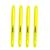 Kit 4 canetas marcadores de  texto neon papelaria material escolar Amarelo