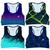 Kit 4 Cropped Top Para Treino Feminino Musculacao Roupa De Academia Confortavel Ginastica Corrida Ca Grad croc fit fir blu