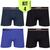 Kit 4 - Cueca Boxer Masculina Adulto Sem Costura Microfibra Pt, Azul náutico, Pt, Az marinho