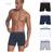 Kit 4 Cuecas Boxer Lupo Algodão Masculina Cotton Original Branco