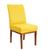 Kit 4 Forro para Cadeira Estampado de Malha Limpa Estoque Amarelo Amarelo