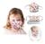 Kit 4 Máscaras Infantil Tecido Dupla Proteção Com Clipe Nasal Docinho