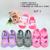 Kit 4 pares de meia infantil modelo sapatilha com antiderrapante para crianças de 2 á 4 anos menina ótima qualidade Kit3