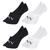 Kit 4 Pares de Meias Puma Sapatilha Invisível Feminina Branco, Preto